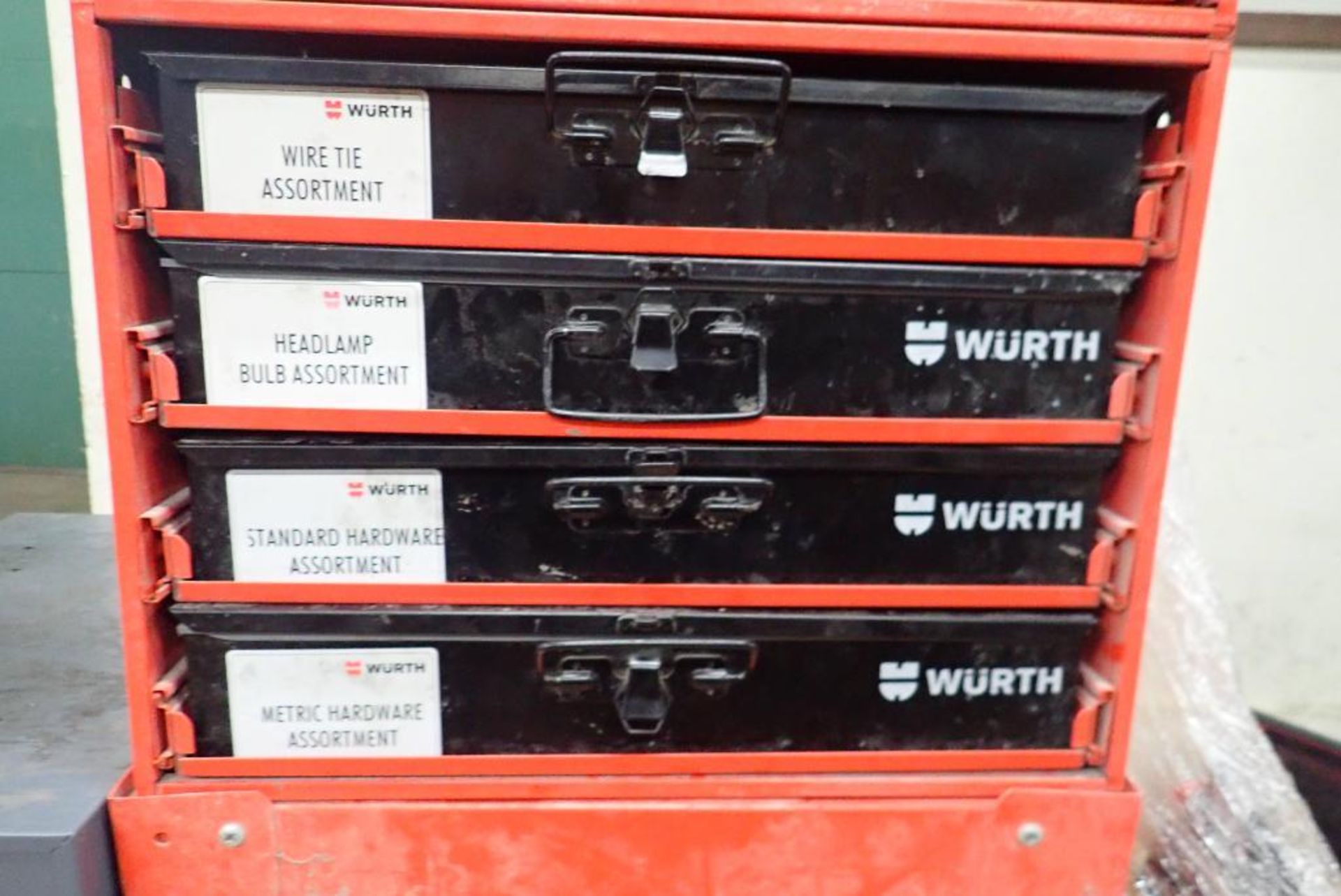 Wurth Parts System w/ 8-Drawers and Contents. - Image 4 of 12
