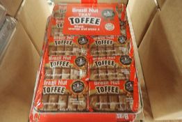 Lot of (4) Boxes Walkers Brazil Nut Tray Toffee.
