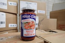 Lot of (12) Cases Food Club Seafood Sauce.