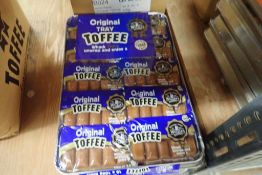 Lot of (4) Boxes Walkers Original Tray Toffee.