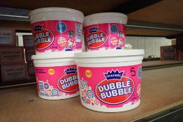 Lot of (5) Containers Dubble Bubble Bubble Gum.