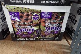 Lot of (6) Cases Walkers Double Dipped Chocolate Toffee.