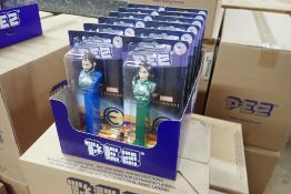 Lot of Approx. (44) Boxes Marvel Eternals PEZ Dispensers.