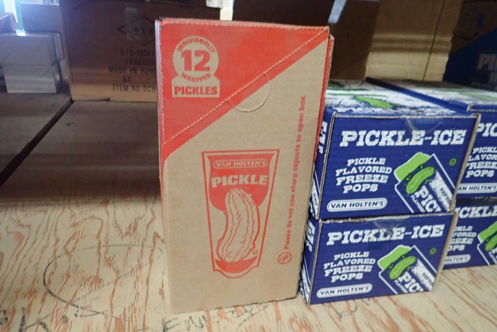 Lot of (9) Boxes Asst. Van Holten's Pickle Products. - Image 4 of 4