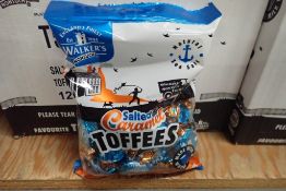Lot of (6) Cases Walkers Salted Caramel Toffee.