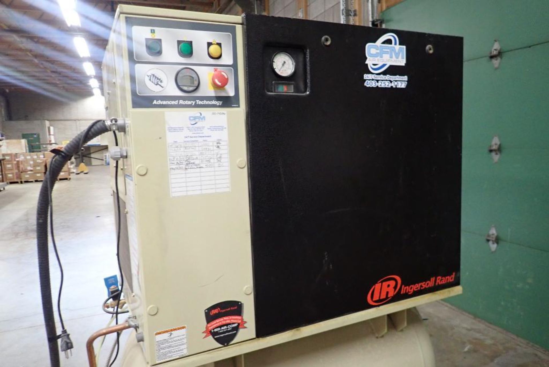 Ingersoll Rand UP6-15cTAS-125 W Air Compressor. - Image 3 of 5