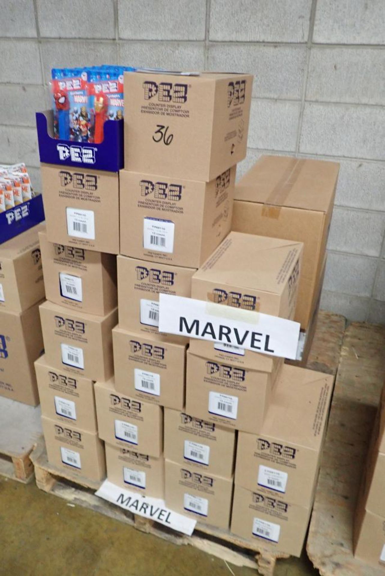 Lot of Approx. (36) Boxes Marvel PEZ Dispensers. - Image 2 of 2