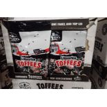 Lot of (2) Cases Walkers Liquorice Toffee.