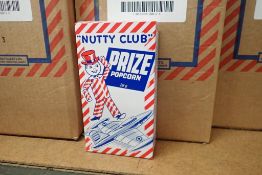 Lot of (4) Cases Nutty Club Prize Popcorn.