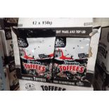 Lot of (4) Boxes Walkers Liquorice Toffee.