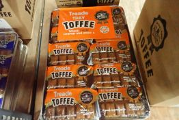 Lot of (1) Box and (8) Trays Walkers Treacle Tray Toffee.