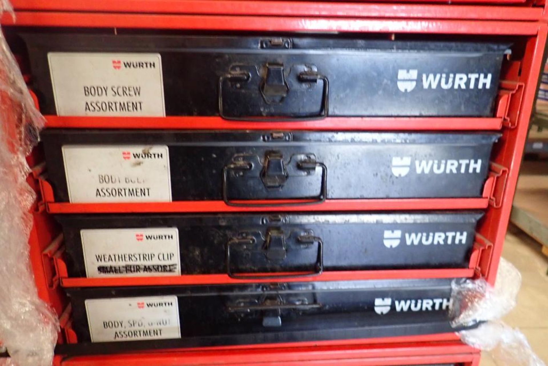 Wurth Parts System w/ 11-Drawers and Contents. - Image 3 of 15