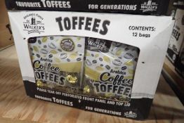 Lot of (5) Boxes Walkers Coffee Toffee.