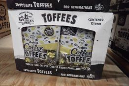 Lot of (4) Cases Walkers Coffee Toffee.