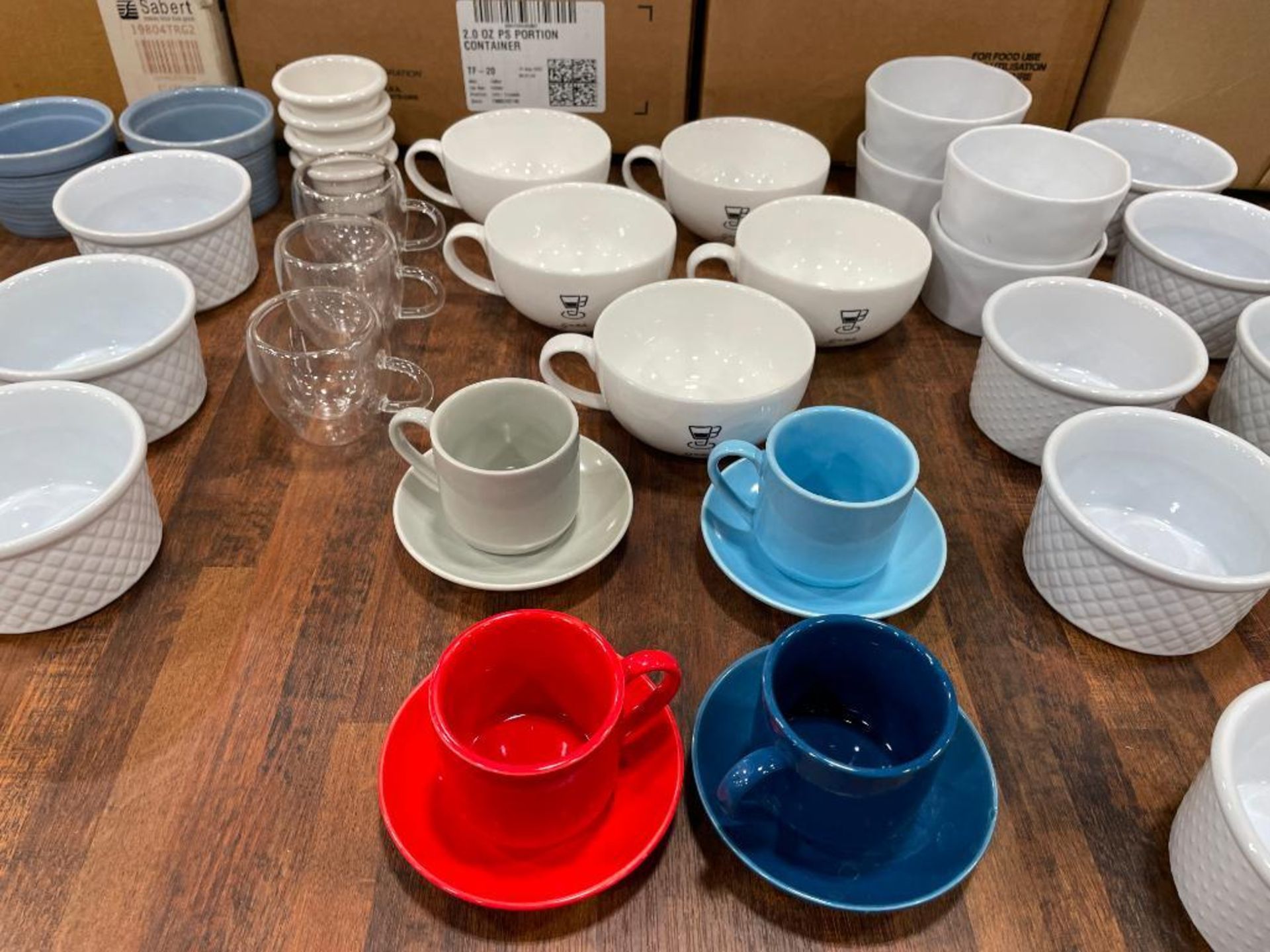 LOT OF ASSORTED COFFEE CUPS/ESPRESSO CUPS - Image 4 of 11