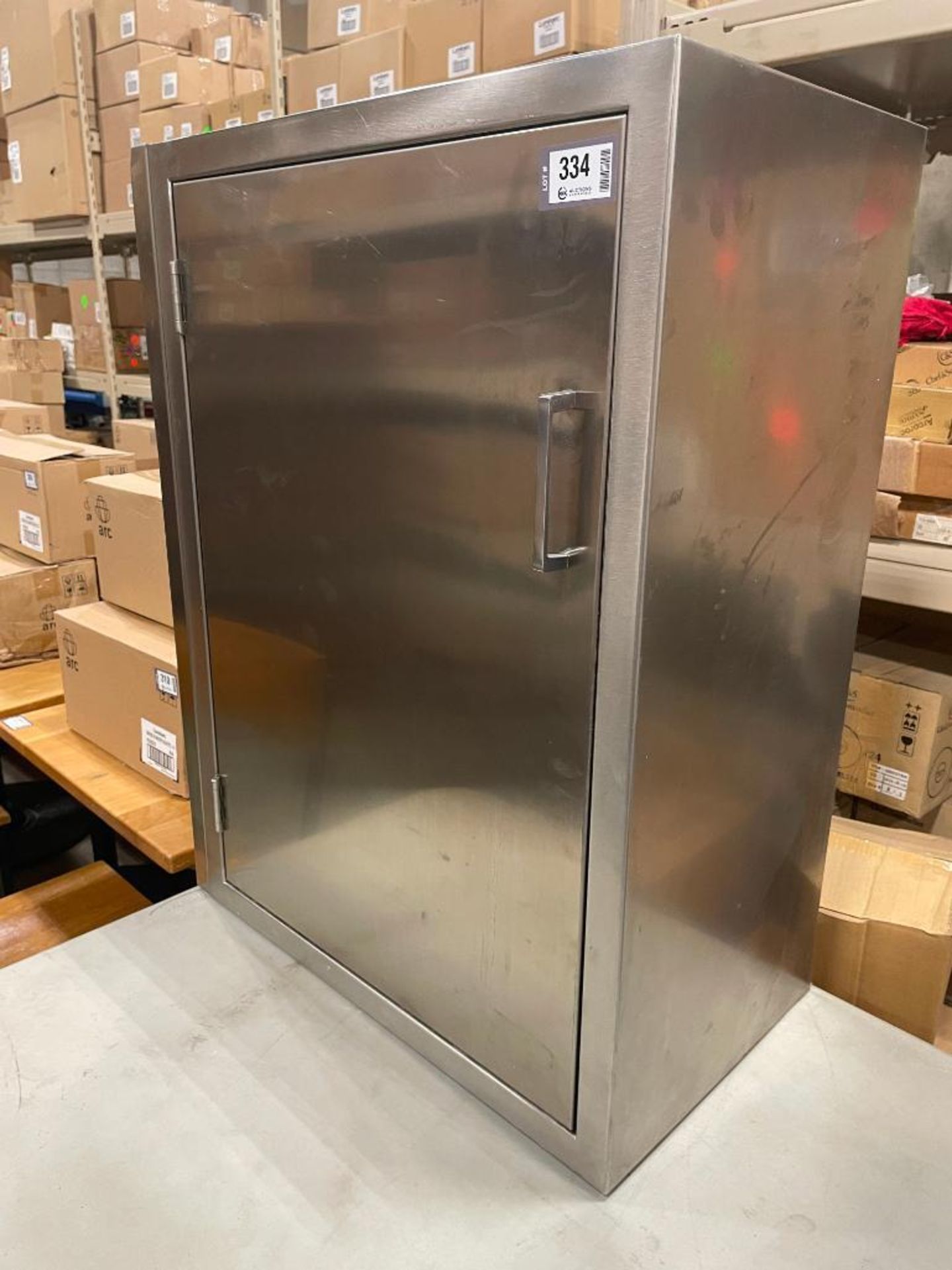 23" X 30" X 13" STAINLESS STEEL CABINET - Image 4 of 5