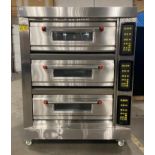 NEW HGB-306 TRIPLE DECK ELECTRIC OVEN