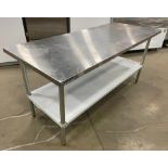 COOPERSTEEL 30" X 72" STAINLESS STEEL WORK TABLE