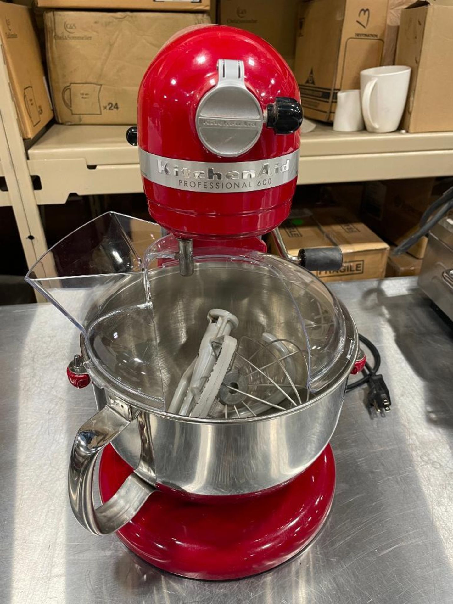 KITCHENAID PROFESSIONAL 600 SERIES 6-QUART BOWL-LIFT STAND MIXER WITH BOWL & ATTACHMENTS - Image 2 of 14