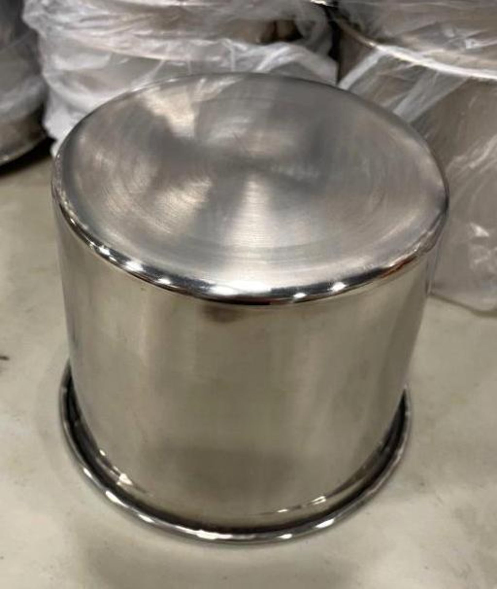 LOT OF (150) 4" X 3" DEEP STAINLESS STEEL BOWLS - Image 3 of 4