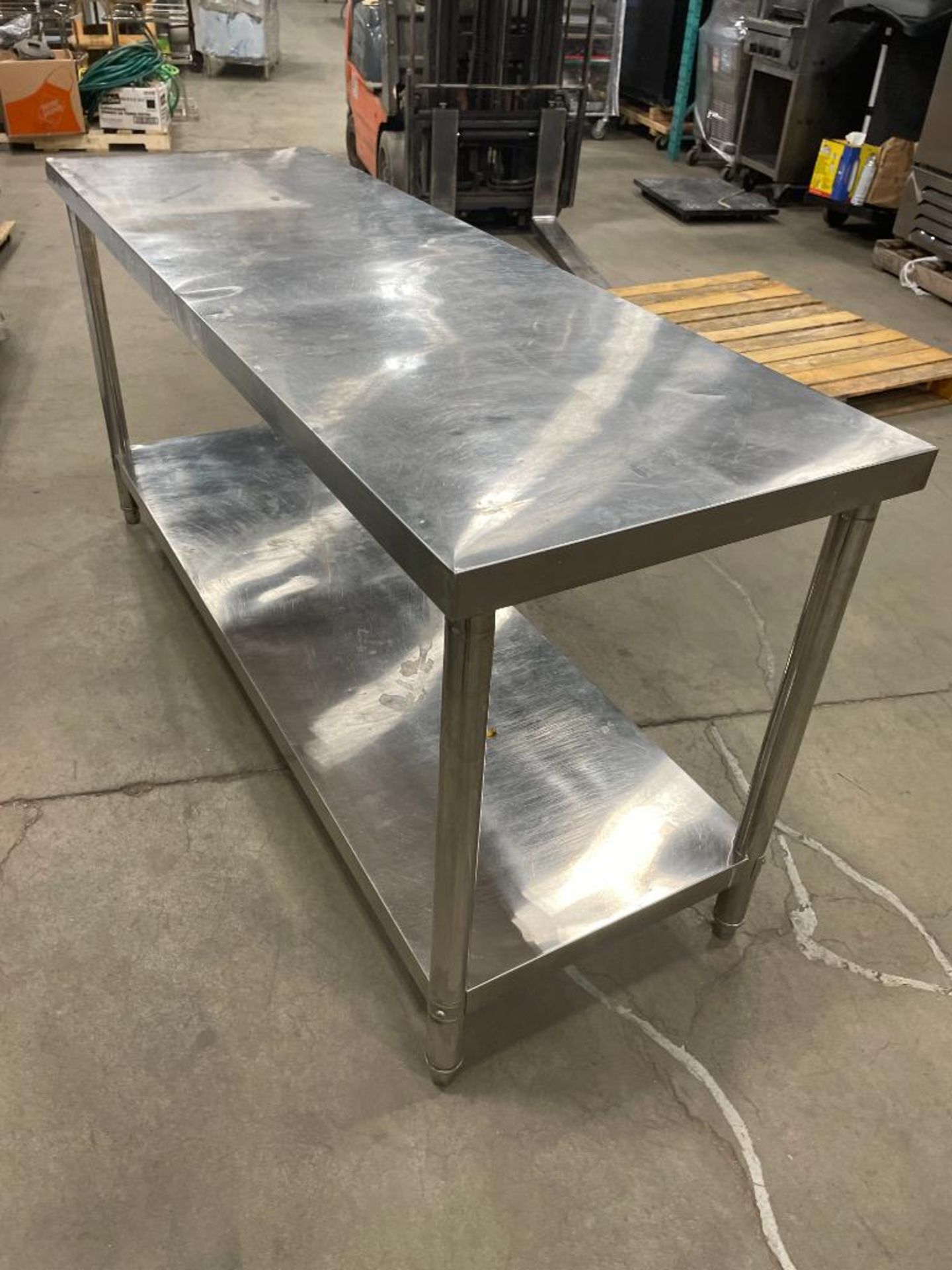 24" X 72" STAINLESS STEEL WORK TABLE - Image 5 of 9