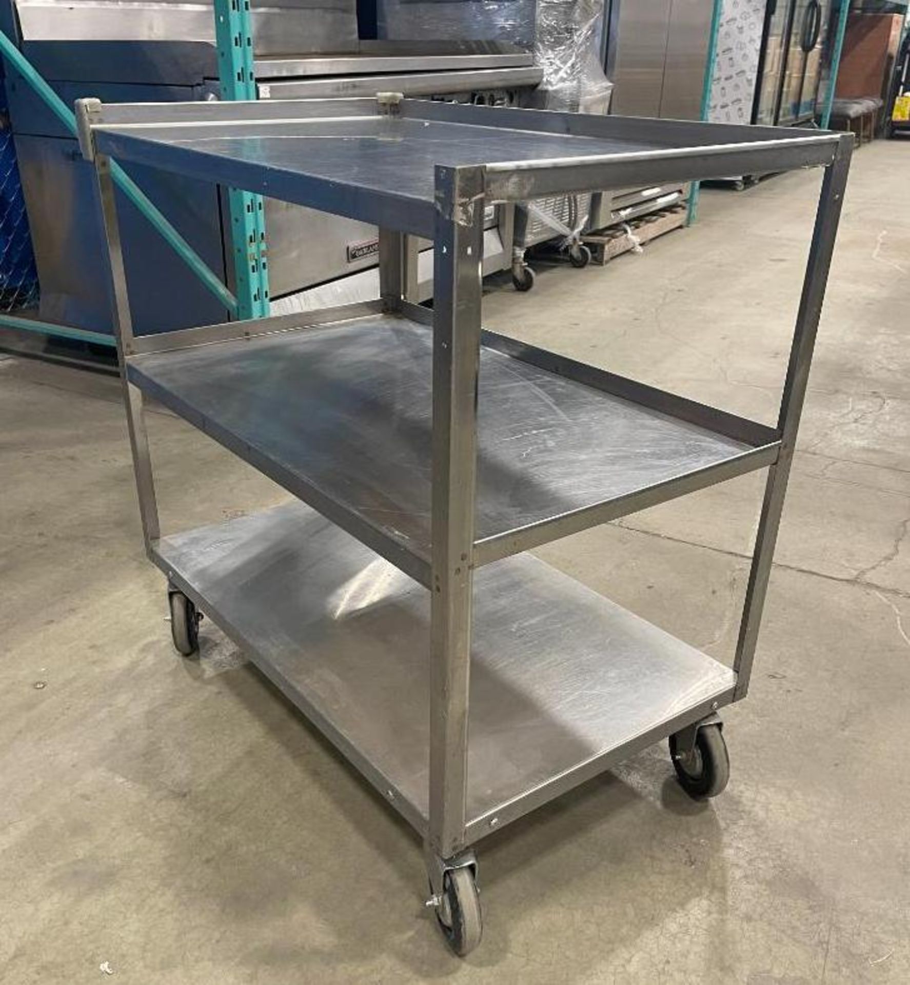 BLOOMFIELD 3-TIER STAINLESS STEEL BUSSING CART - Image 2 of 6
