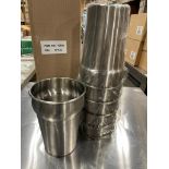 CASE OF 2 QT STAINLESS STEEL ROUND INSERT, JOHNSON ROSE 75805 - 6/CASE - NEW