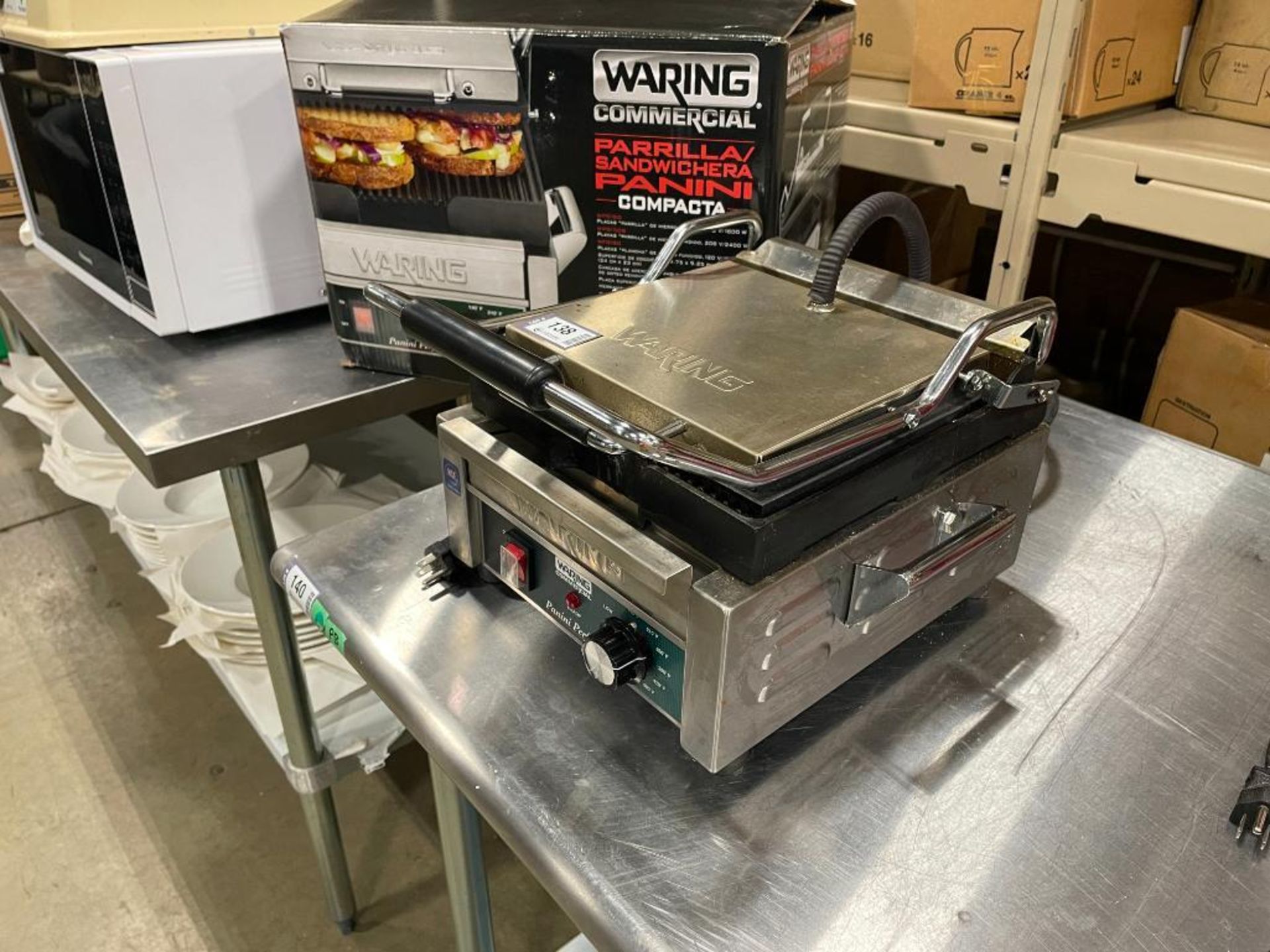 WARING COMMERCIAL WPG 150 SINGLE PANINI GRILL - Image 5 of 11