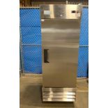 EURODIB U-19R STAINLESS STEEL SINGLE SOLID DOOR COOLER