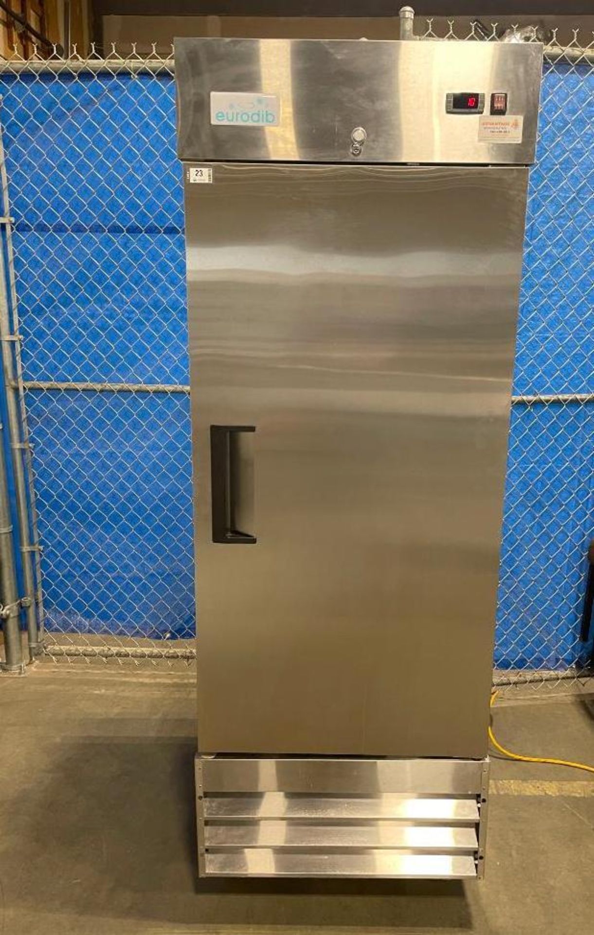 EURODIB U-19R STAINLESS STEEL SINGLE SOLID DOOR COOLER