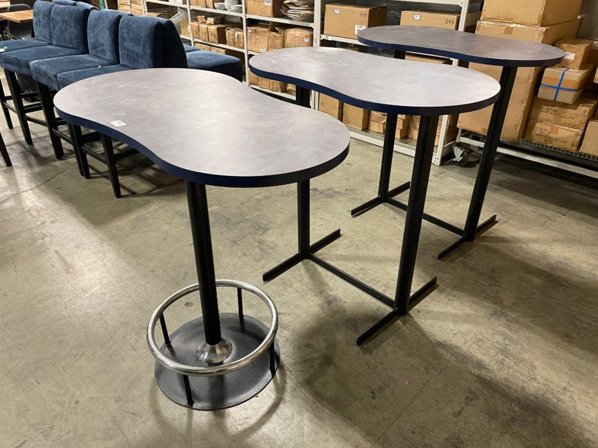 (3) BLUE 41" X 23" BAR HEIGHT TABLES - Image 10 of 10