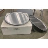 12" ALUMINUM PIZZA PAN COVERS -RND-14658, LOT OF 50 - NEW