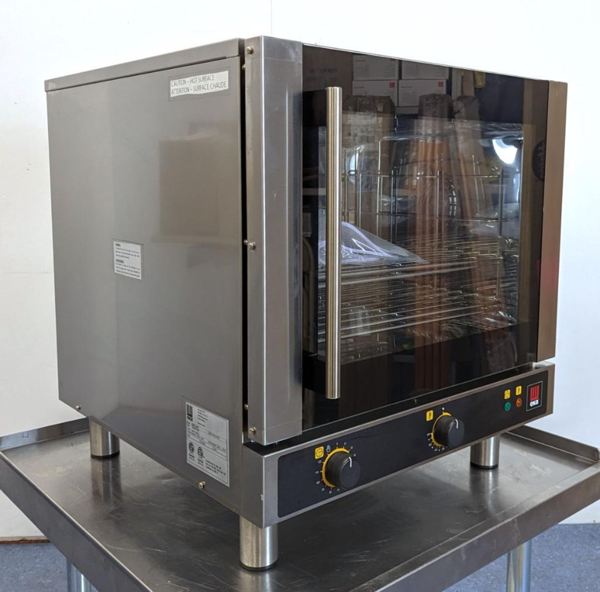 NEW EKFA-412 AL HALF SIZE ELECTRIC CONVECTION OVEN, 120V/1 PHASE - Image 2 of 11