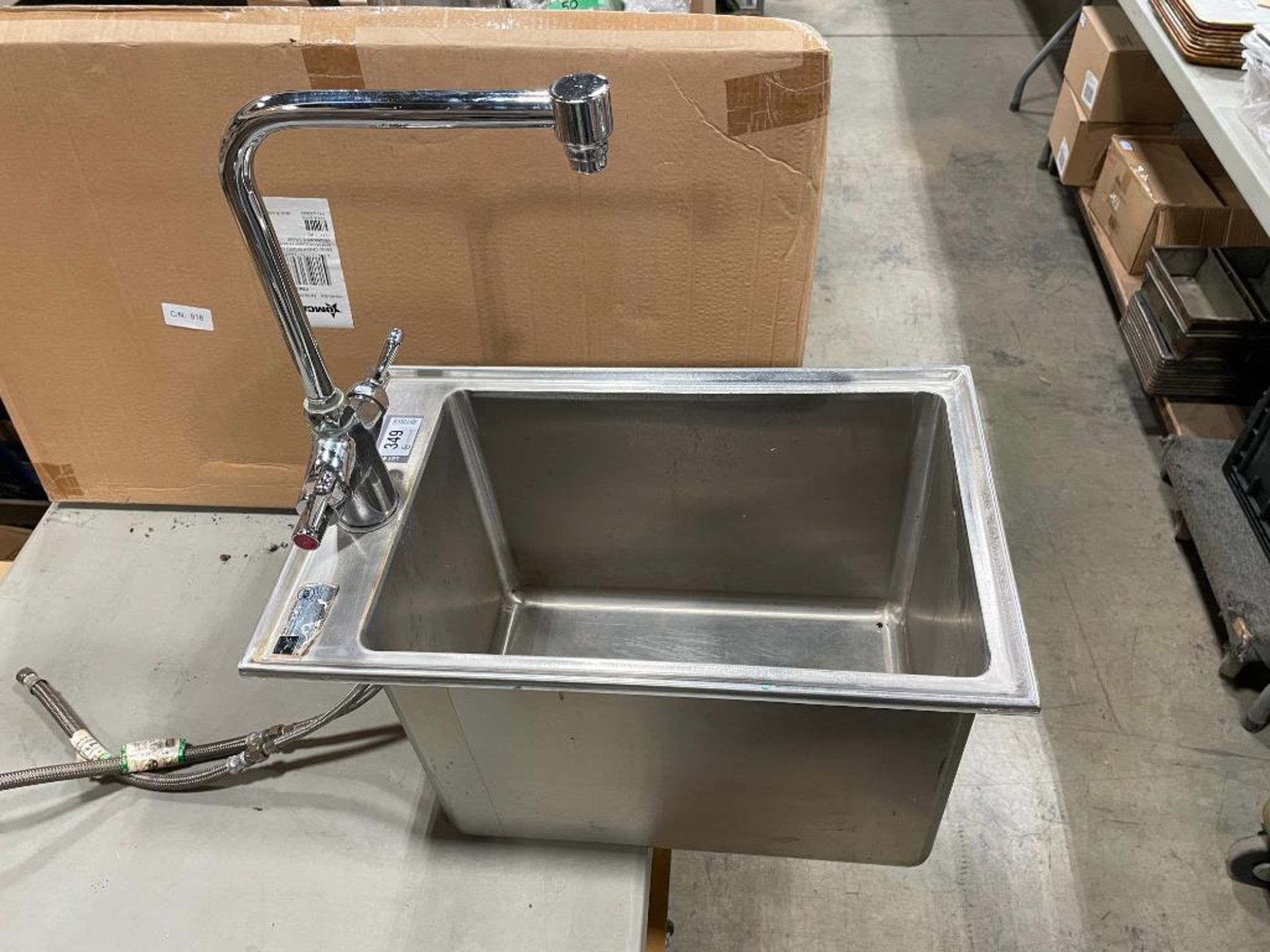 ELKAY CUSTOM STAINLESS STEEL DROP-IN SINK WITH TAPS - Bild 11 aus 11