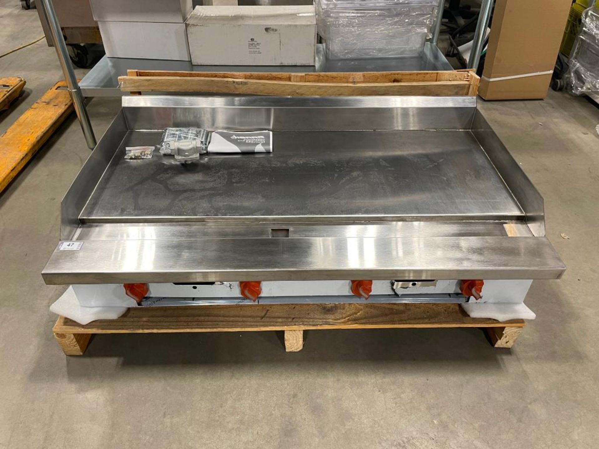 NEW SIERRA SRMG48 - 48" COUNTERTOP MANUAL GAS GRIDDLE - Image 14 of 14