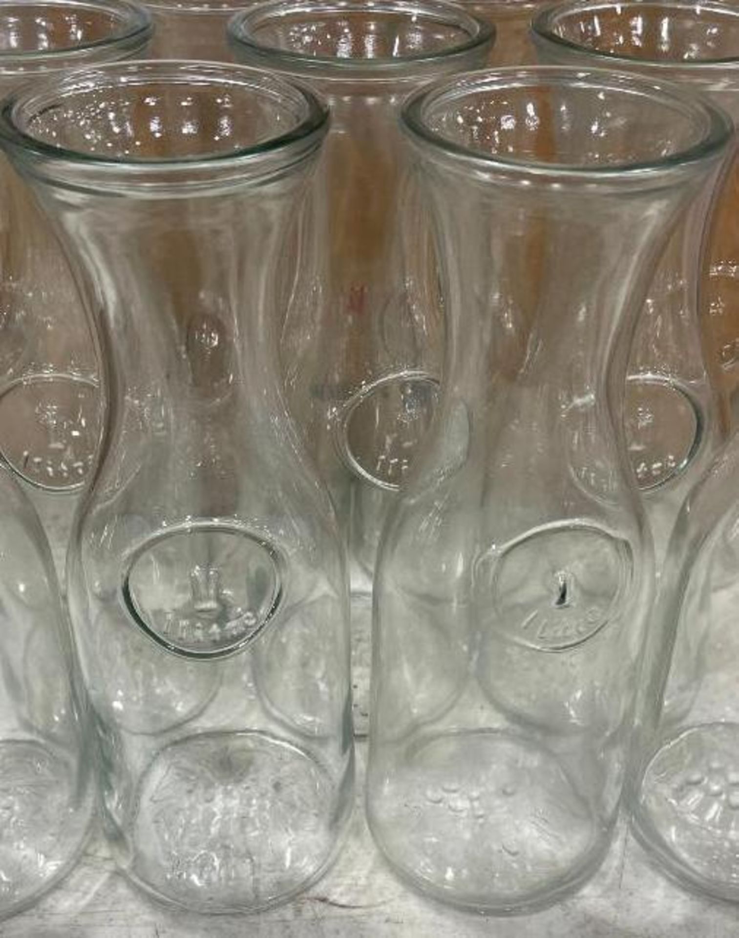 (10) 1-LITER GLASS CARAFES - Image 2 of 5
