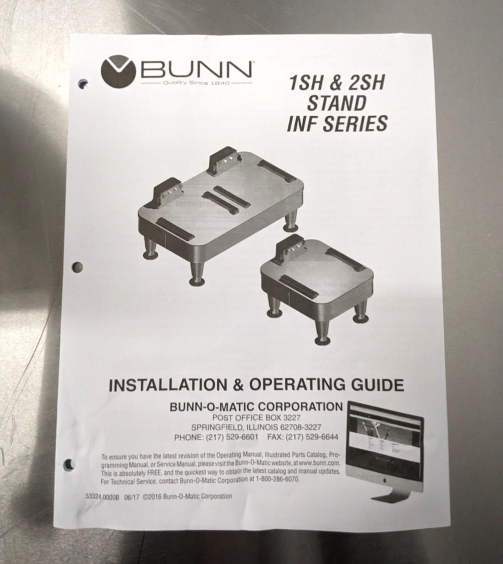 BUNN 2SH DUAL SOFT HEAT INFUSION SERIES PORTABLE SERVER DOCKING SYSTEM - Image 8 of 9