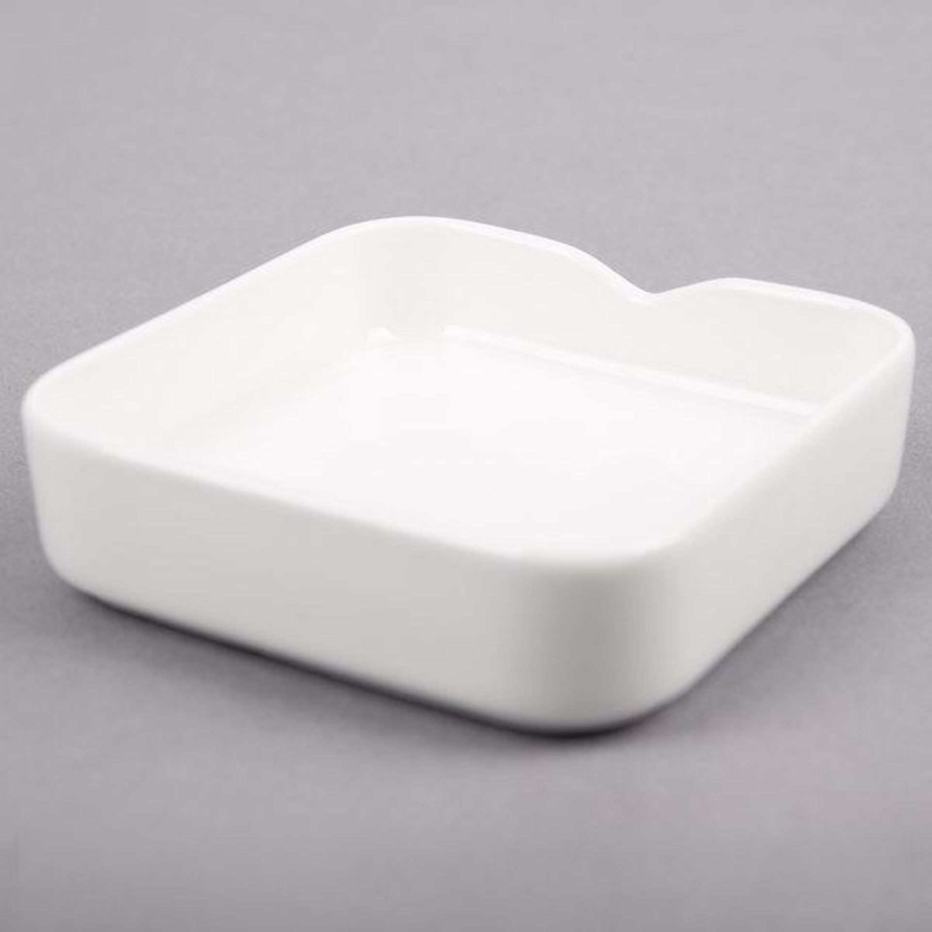 MEKKANO 2-7/8" WHITE SQUARE 1.5OZ BOWLS, ARCOROC L9548 - LOT OF 24 - Bild 6 aus 9