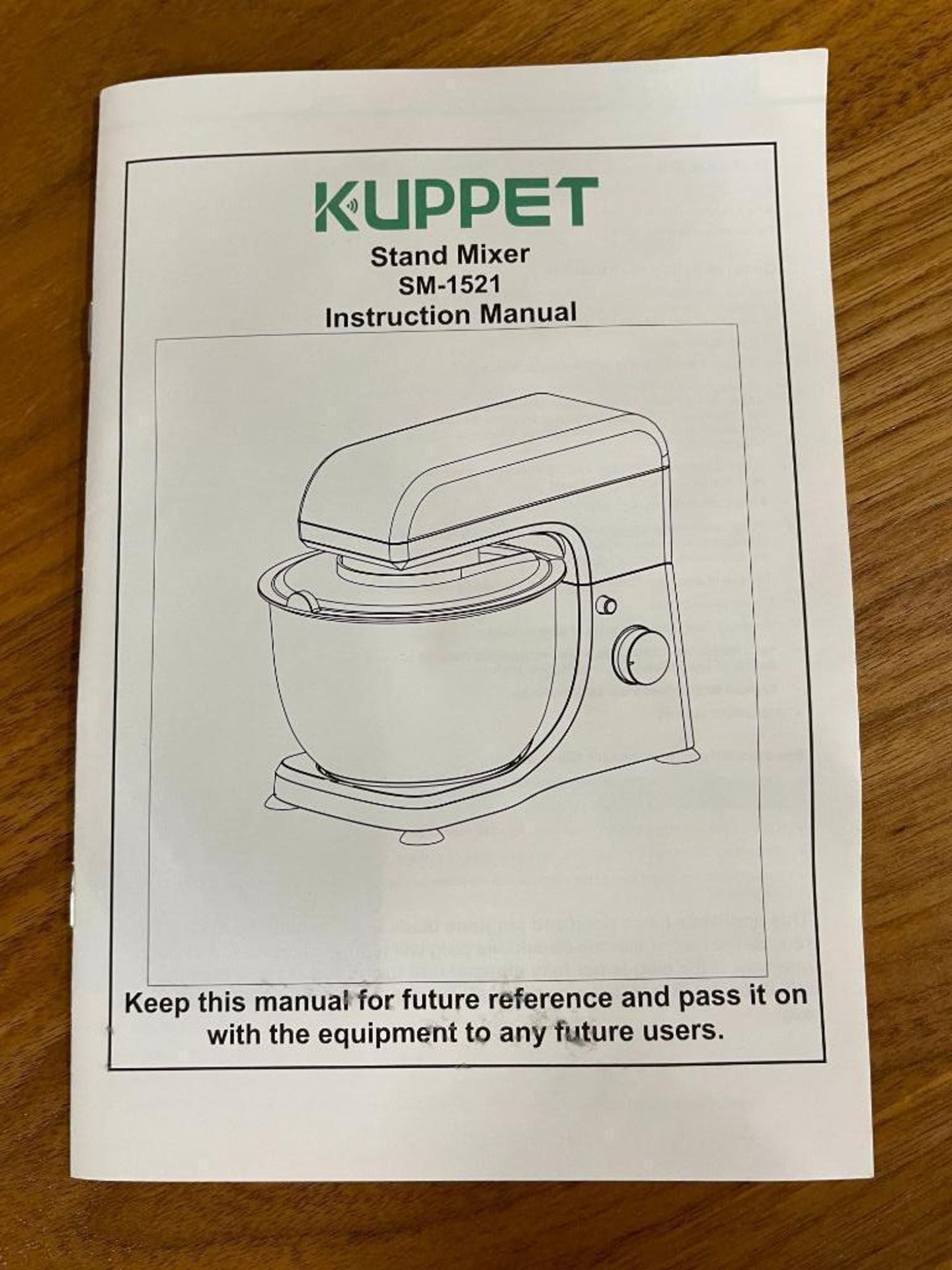 KUPPET 4.7QT 8-SPEED TILT-HEAD STAND MIXER - NEW - Image 6 of 16