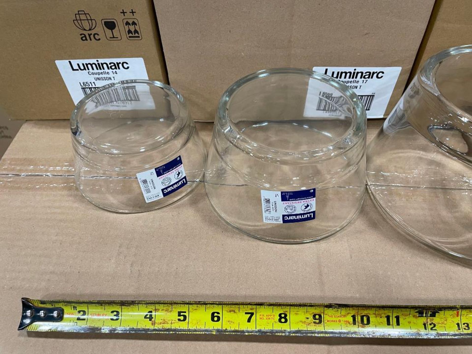 NEW ARCOROC UNISSON 24 PIECES GLASS BOWL SET - Bild 19 aus 21