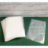 8" X 12" EMBOSSED VACUUM PACKAGING BAGS, OMCAN 10209 - LOT OF 100