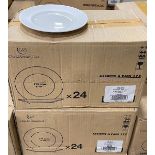 2 CASES OF 6 3/4" OLEA WHITE B&B PLATE - 24/CASE, ARCOROC - NEW