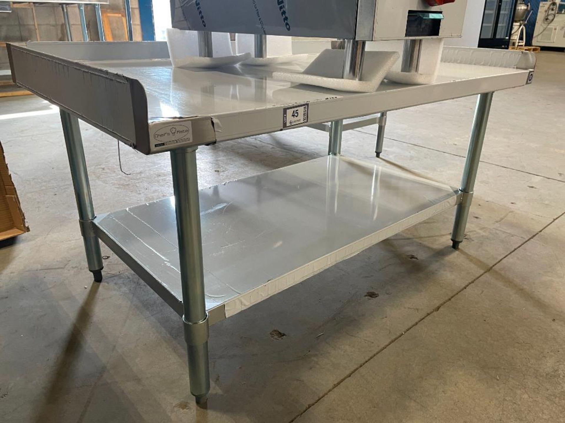 CHEF'S MATE 30" X 48" STAINLESS STEEL EQUIPMENT STAND - NEW - Image 3 of 10