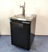 TRUE TDD-1-HC 24" SINGLE DOOR DOUBLE STAINLESS STEEL TAP KEGERATOR