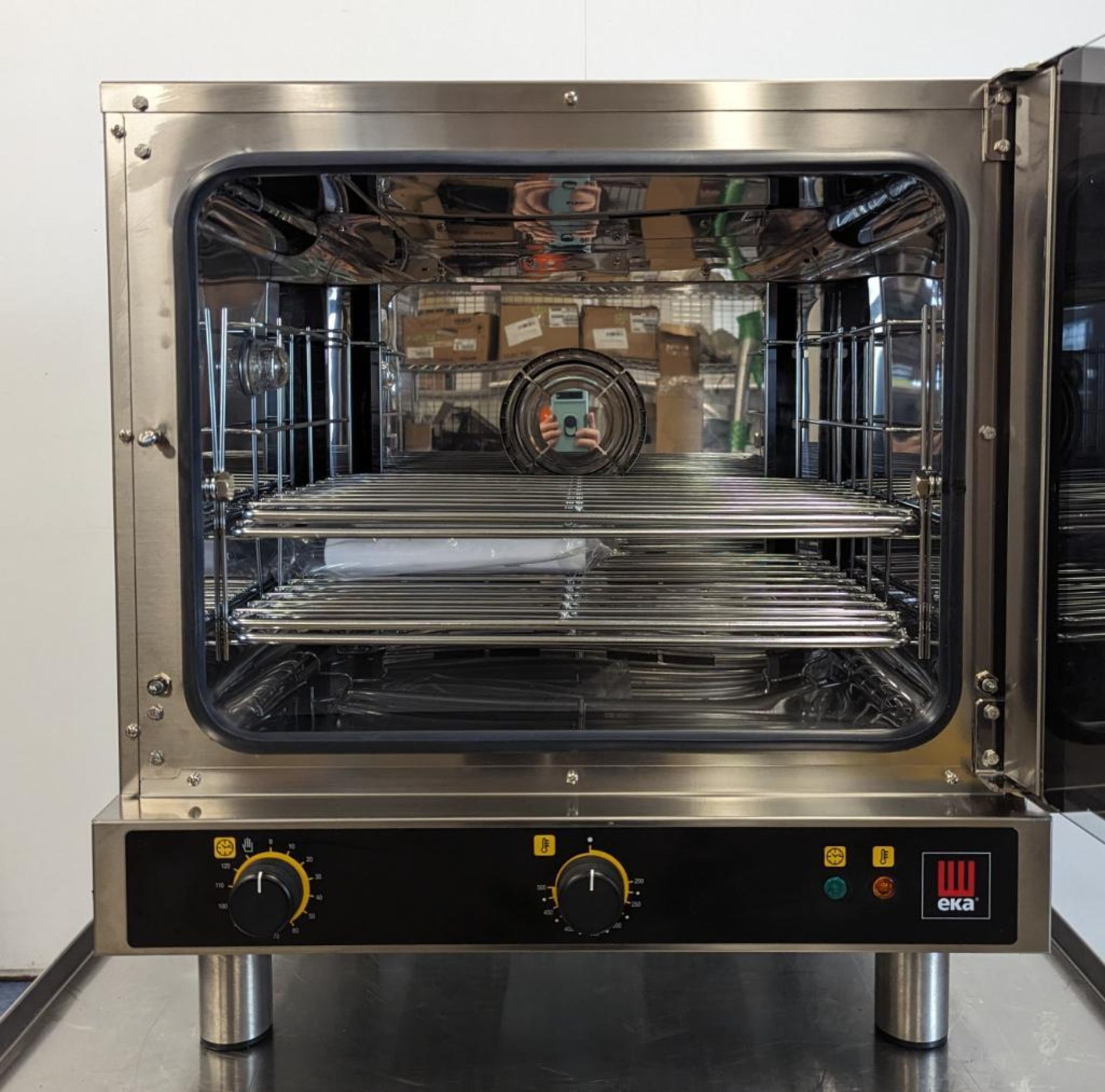 NEW EKFA-412 AL HALF SIZE ELECTRIC CONVECTION OVEN, 120V/1 PHASE - Image 5 of 11
