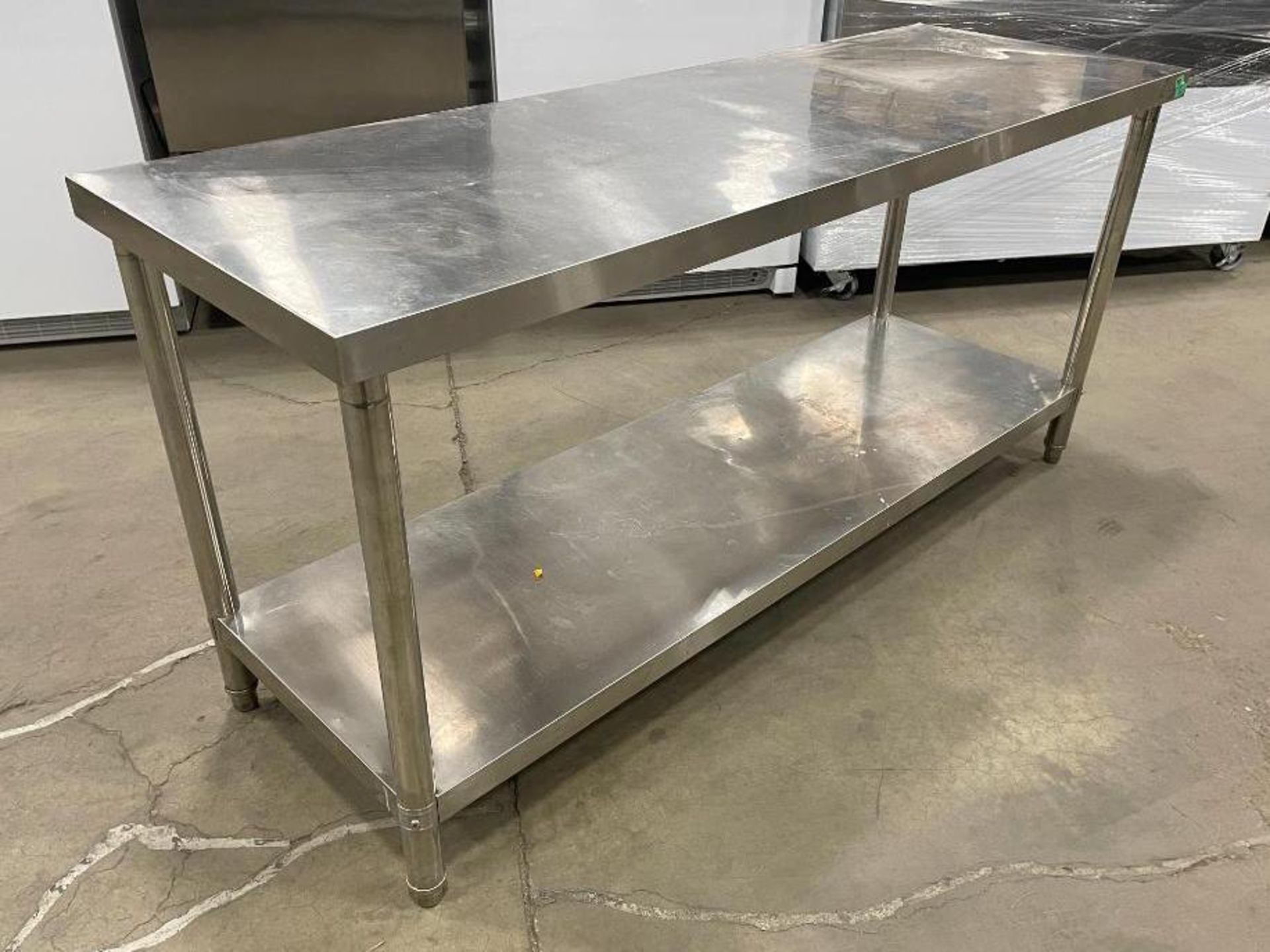 24" X 72" STAINLESS STEEL WORK TABLE