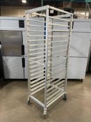 18-SLOT ALUMINUM MOBILE BUN PAN RACK