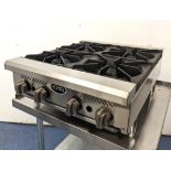 ROYAL RHP-24-4 NATURAL GAS 24" FOUR BURNER HOT PLATE