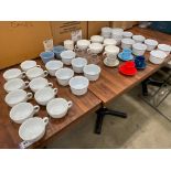 LOT OF ASSORTED COFFEE CUPS/ESPRESSO CUPS