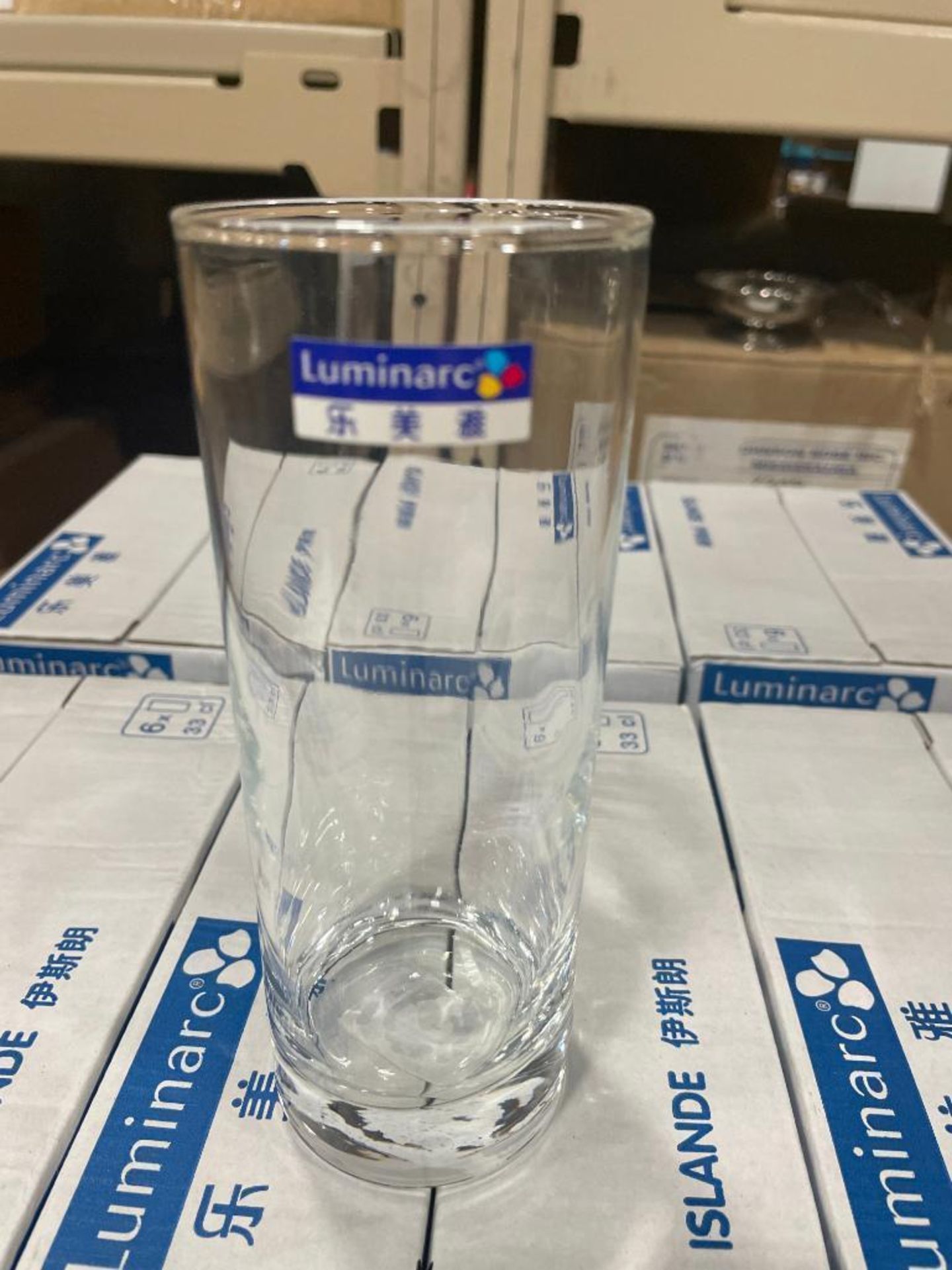 (8) BOXES OF LUMINARC ISLAND GLASSES - 330ML - 6/BOX